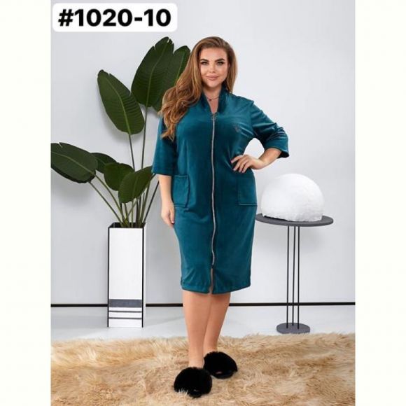 Халат Romeo life 1020-10 green Халат Romeo life 1020-10 green