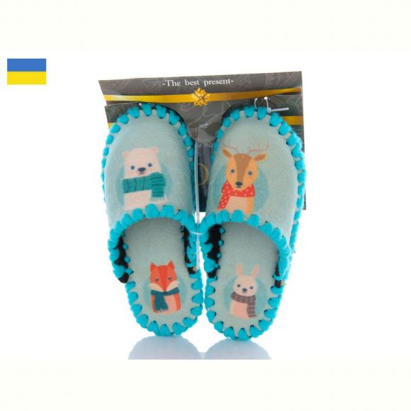 Тапочки Vends 902 бірюзовий Тапочки Vends 902 бірюзовий