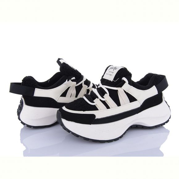 Кроссовки Violeta 149-61 black-white