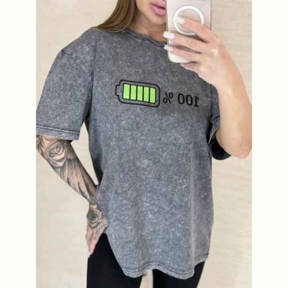 Футболка Lora LR1313 grey
