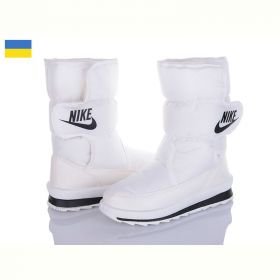 Дутики Karolina 112-8 NK бел б.п полоска