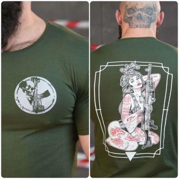 Футболка Madoka 666 khaki