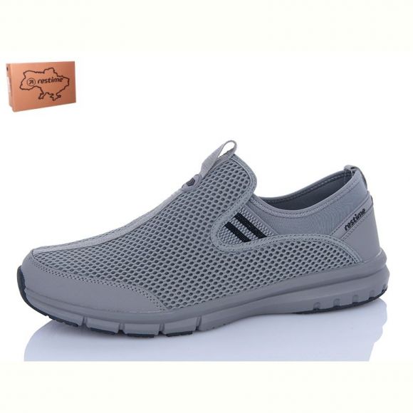 Кроссовки Restime PGL26820 grey батал Кроссовки Restime PGL26820 grey батал