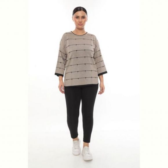 Свитер Julia JL851 beige