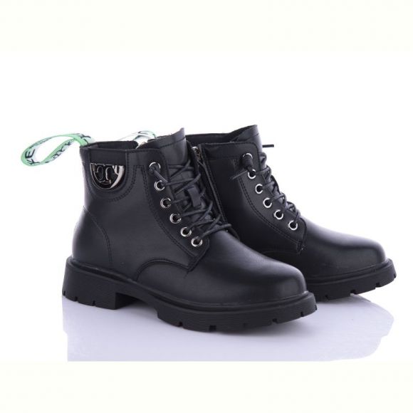 Ботинки Angel Y106-7603 black-green Ботинки Angel Y106-7603 black-green