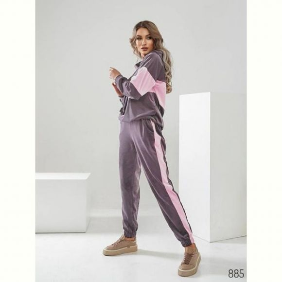 Костюм спорт Romeo life 885 grey-pink