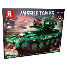 Конструктор 55027 Військовий Танк MOC на радіокеруванні Конструктор 55027 Військовий Танк MOC на радіокеруванні