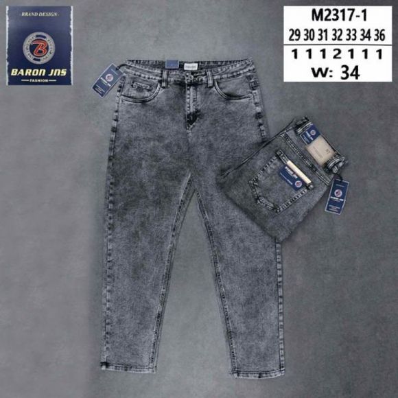 Джинсы Baron Jeans M2327-1 grey