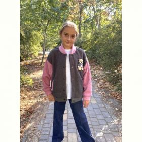 Кофта LiMa kids 2548 grey-pink Кофта LiMa kids 2548 grey-pink