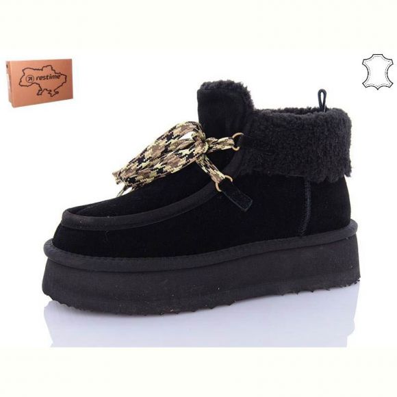 Угги Restime YWZ24452 black Угги Restime YWZ24452 black