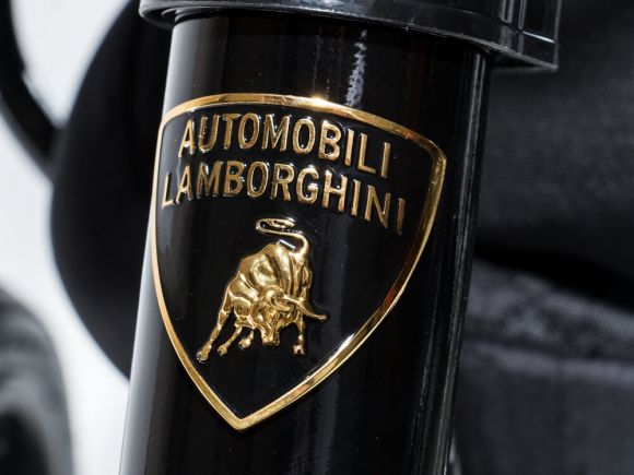 Дитячий триколісний велосипед оновлений 2000 С Lamborghini Air Фара рожевий