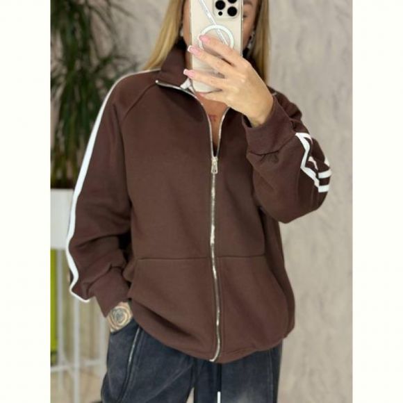 Кофта спорт Lora LR1316 brown Кофта спорт Lora LR1316 brown