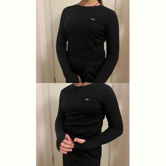 Лонгслив Annet EL04  black