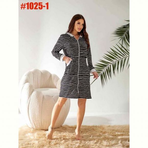 Халат BAT 1025-1 black Халат BAT 1025-1 black