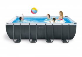 Intex 26364 каркасний басейн 732 х 366 х 132 см (фільт-насос 7 900 л/год, драбина, тент, підстилка)