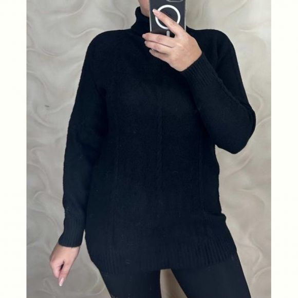 Свитер LeVisha 25417 black Свитер LeVisha 25417 black