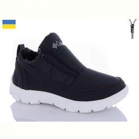 Ботинки Inblu N317 чорний біл-підошва Ботинки Inblu N317 чорний біл-підошва