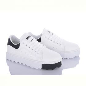Кроссовки Violeta 169-19 white-black