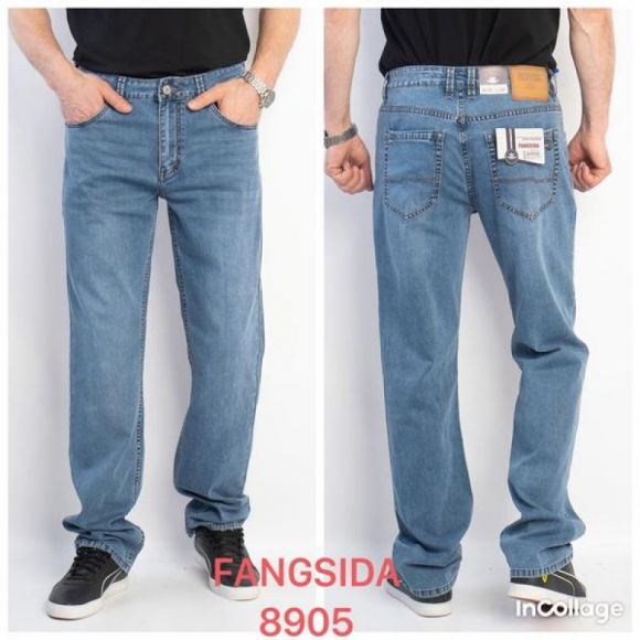 Джинсы Fangsida 8905 l.blue Джинсы Fangsida 8905 l.blue