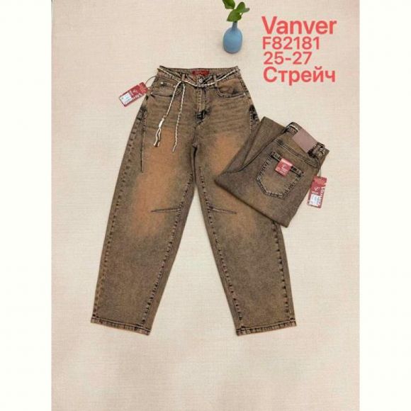 Джинсы Vanver F82191 brown Джинсы Vanver F82191 brown