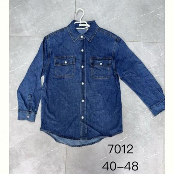 Рубашка NewJeans 7012 blue