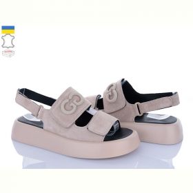 Босоножки A.N.I.One 4077GG бежевий замш