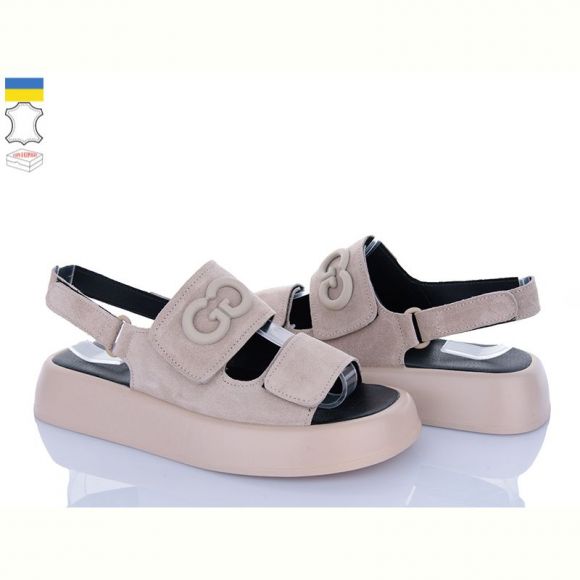 Босоножки A.N.I.One 4077GG бежевий замш