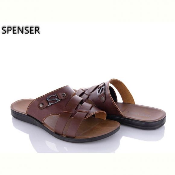 Шлепанцы Spencer 3554 коричневий батал