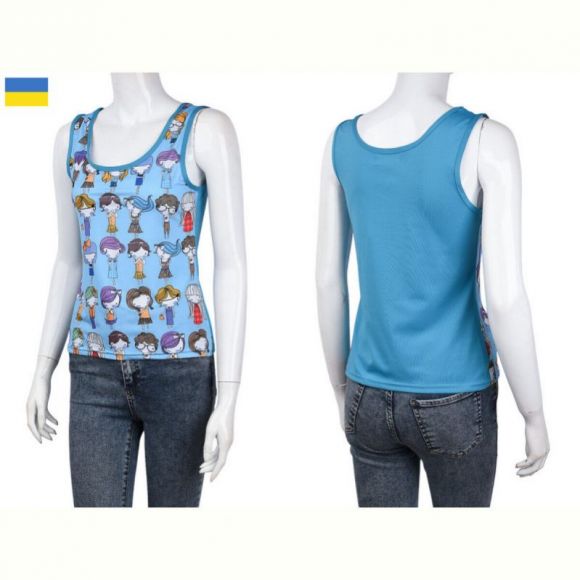 Майка Textile NMA4005-1 blue