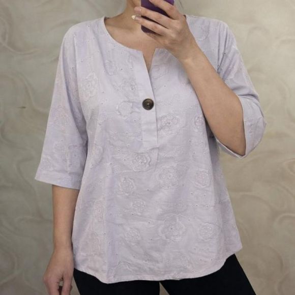 Блузка LeVisha 26029 l.grey Блузка LeVisha 26029 l.grey