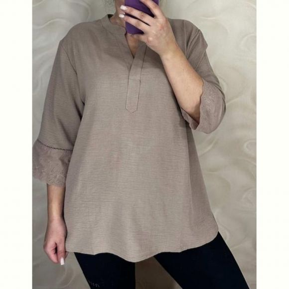 Блузка LeVisha 26104 brown Блузка LeVisha 26104 brown