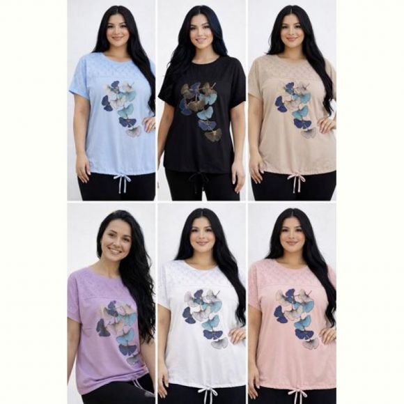 Футболка Elena&Vika 26019 lilac Футболка Elena&Vika 26019 lilac