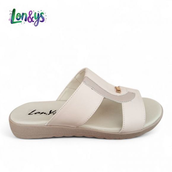 Шлепанцы DvaShoes Bad-533T beige