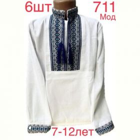 Вышиванка Надийка ND738-711 white