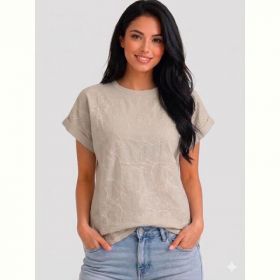 Футболка LeVisha 26006 l.beige Футболка LeVisha 26006 l.beige