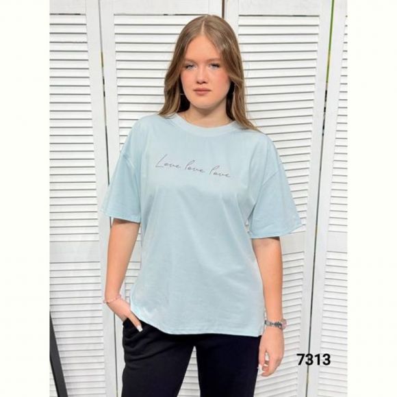 Футболка MMC clothes 7313 l.blue