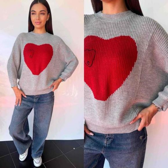 Свитер i8denim Women TB101 grey