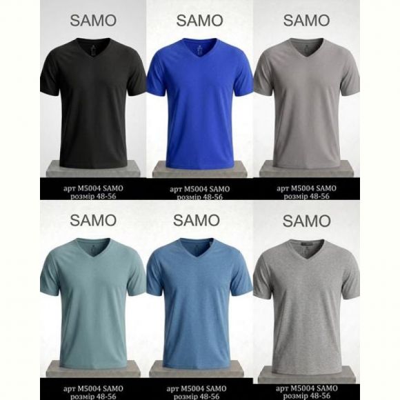 Футболка Samo 5004 blue Футболка Samo 5004 blue