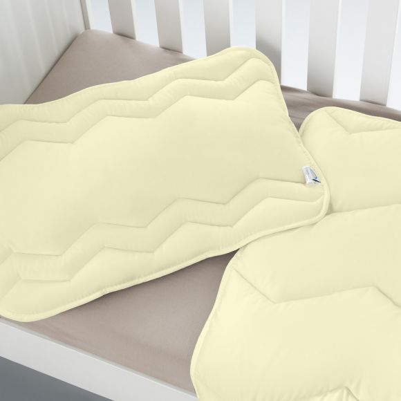 Набор комплект детский в кроватку Comfort PAPAELLA одеяло всесезонное 100х135 см и подушка 40х60 см антиаллергенное