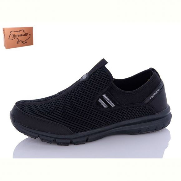 Кроссовки Restime PWL26820 black-d.grey