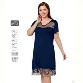 Ночнушка Cotpark 13321B navy