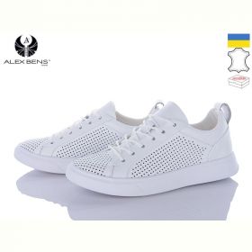 Кроссовки Alex Bens 1001 перфорація білий