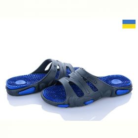 Шлепанцы Golden Lion N16 чорний-синій