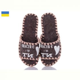 Тапочки Vends 157W коричневий Тапочки Vends 157W коричневий
