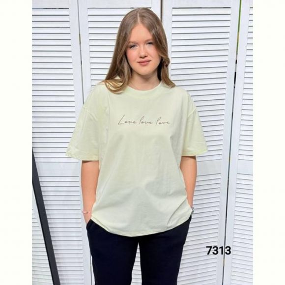 Футболка MMC clothes 7313 l.yellow Футболка MMC clothes 7313 l.yellow