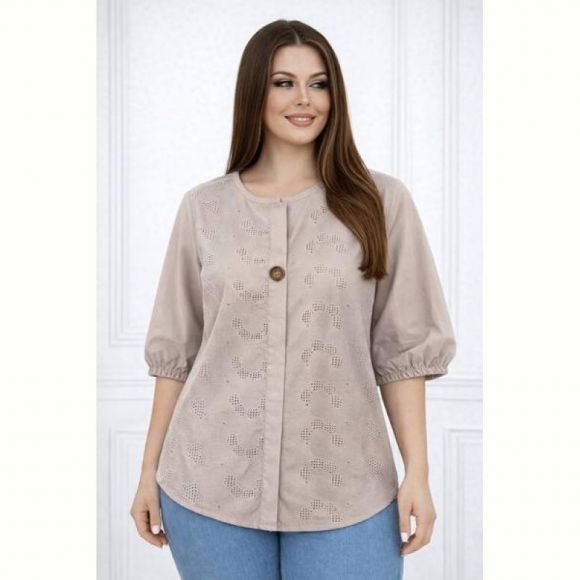 Блузка LeVisha 26030 beige Блузка LeVisha 26030 beige