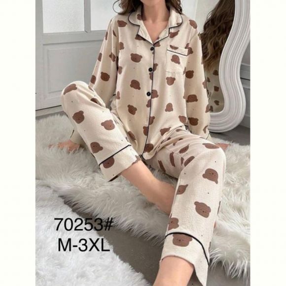 Пижама Estima 70253 beige