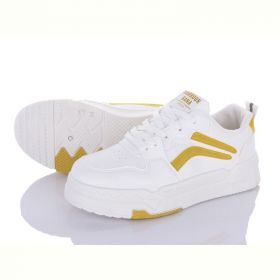 Кроссовки Violeta 45-95 white-yellow Кроссовки Violeta 45-95 white-yellow