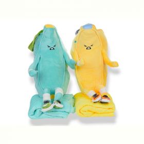 Плед Obuv OK2 8516 yellow Банан 50х25, плед 160х120