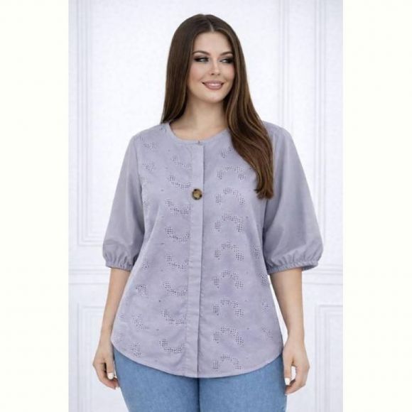 Блузка LeVisha 26030 grey